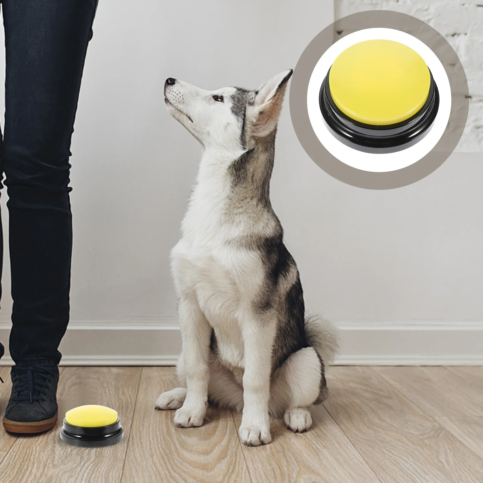 

Household Recording Button Interactive Dog Buzzer Dog Supply Funny Talking Button for Pet Training and Behavioral Improvement