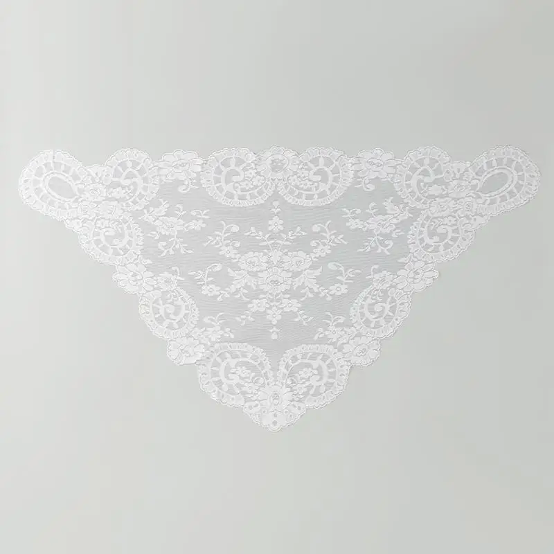 الإسبانية التقليدية مثلث الدانتيل مانتيلا المرأة رئيس يغطي الحجاب الكنيسة المسيحية الكاثوليكية