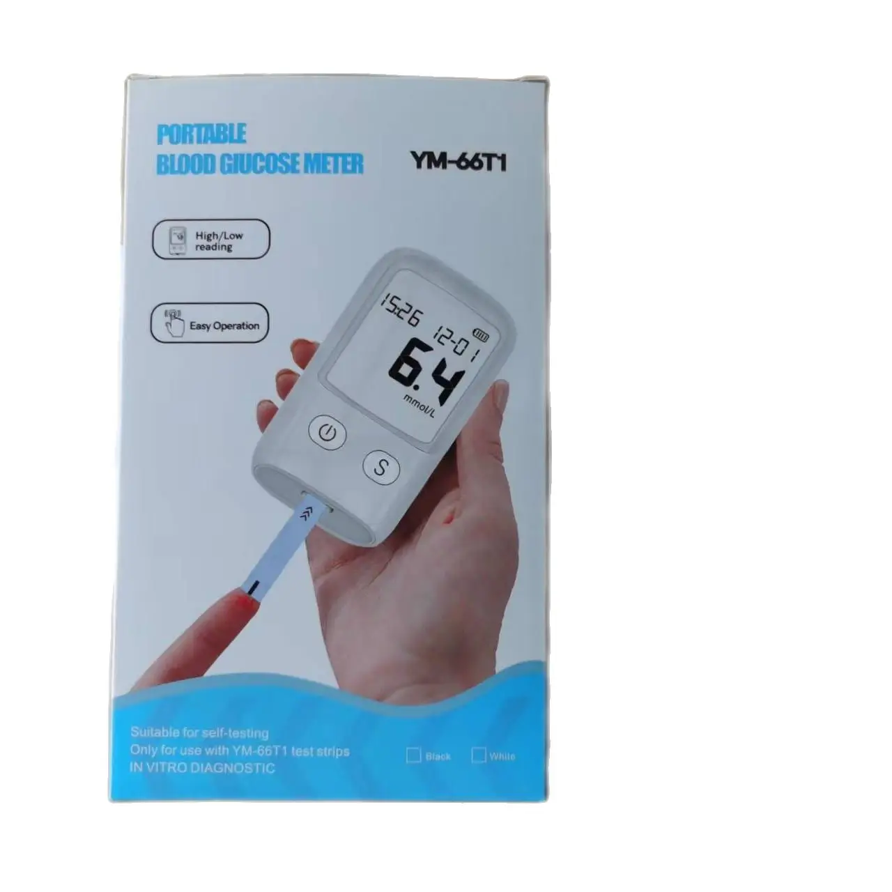 Accurate and Compact Blood Glucose Meter with Lancing Pen Tosugar Gift Test Strip