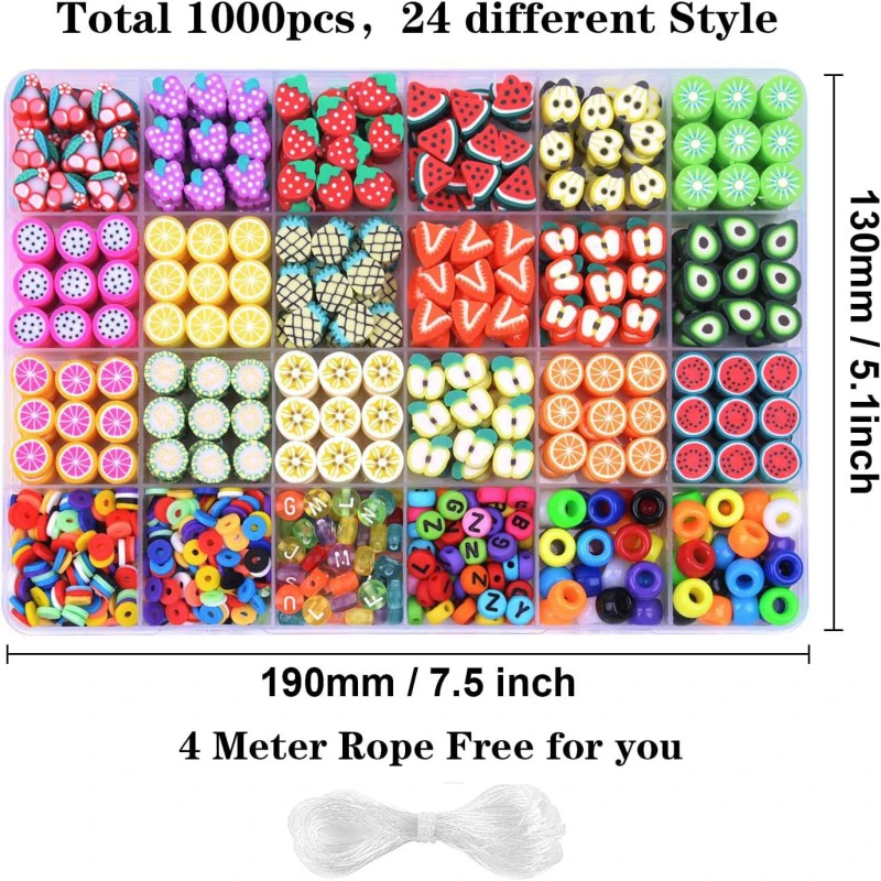 Fruit Shaped Polymer Clay Bead Kit 2