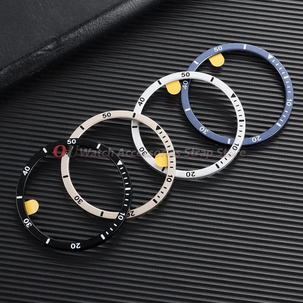 For Samsung Galaxy Watch 9 8 40mm 44mm Metal Watch Bezel Surface Ring Protective Frame Time Speed Scale Cover Bumper Accessories
