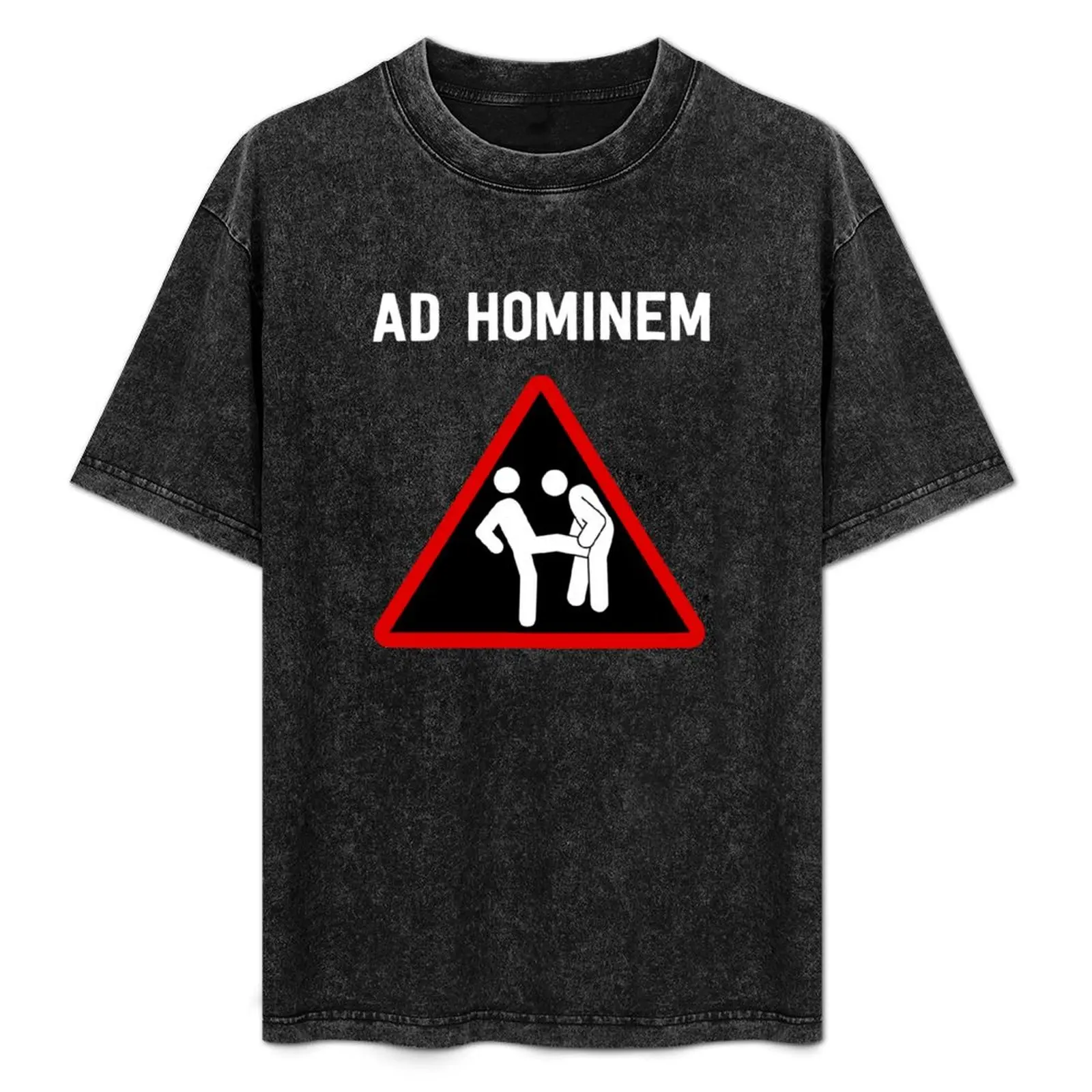 Ad Hominem - Fun Philosophy Logic Design T-Shirt aesthetic clothes plus size clothes vintage anime shirt clothing for men