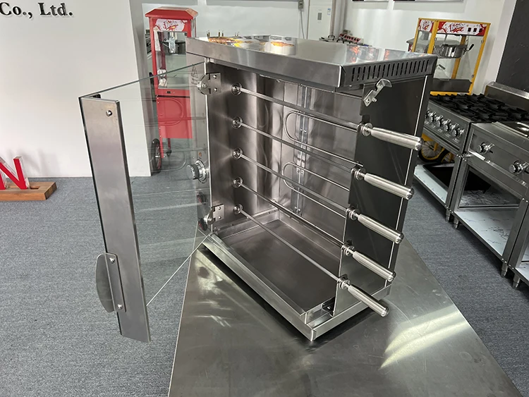 Commercial restaurant chicken rotating grill, electric barbecue grill, large capacity barbecue machine