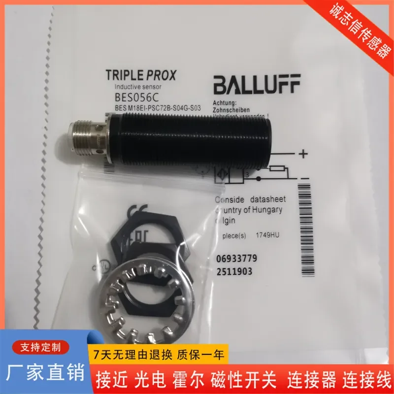 for Balluff Proximity Switch BES M18EI-PSC72B-S04G-S03 BES056C Sensor Inductive Detection Module for Industrial Automation
