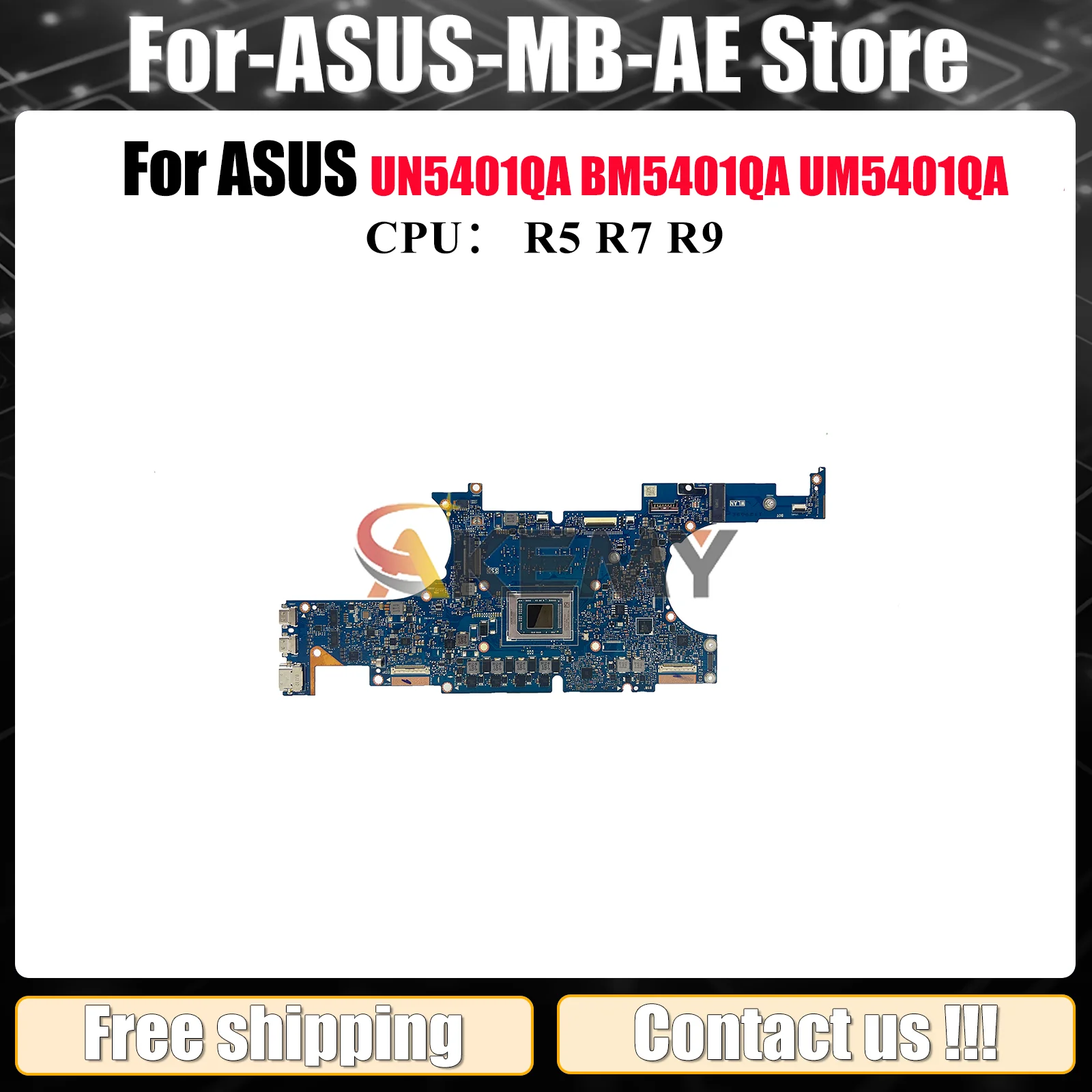 

UM5401QA Материнская плата для ноутбука ASUS ZenBook Duo RN5401QA UM5401Q UN5401QA RM5401QA BM5401QA Материнская плата с процессором R5 R7 R9 быстрая доставка