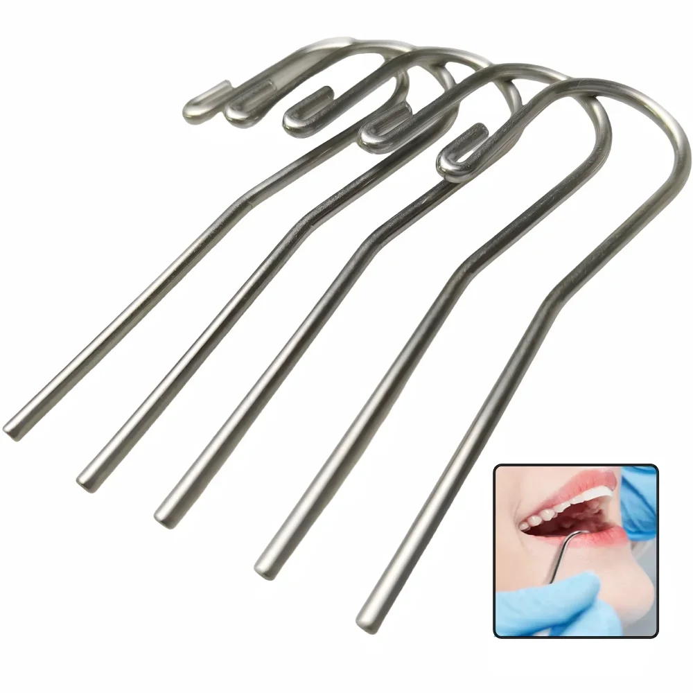 

5PCS Dental Endo Measuring Wire and Lip Hook Set - Apex Locator Line Tools for Dentsply, Morita, VDW and Woodpecker Systems