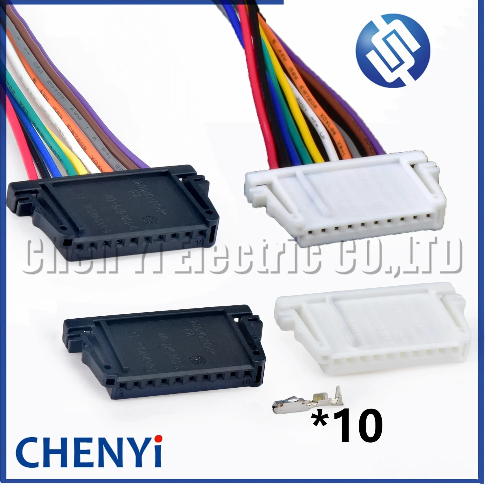 Connecteur automobile 10 broches, module de feux arrière pour siège de voiture, faisceau de câblage, fiche 9132571-02 1-929423-2 9132576-02 2-929423-2