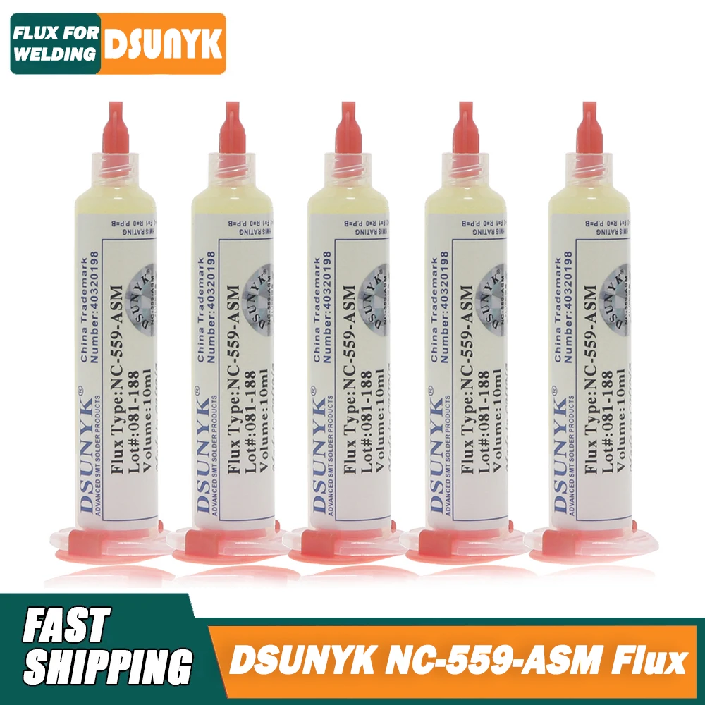 NC 559 Flux Syringe Flux for Soldering High Quality 10cc No Clean Original DSUNYK 559 Welding Flux Soldering for Electronics