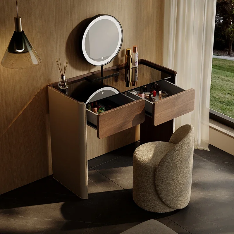 

Консоль, легкий туалетный столик, женский макияж, европейская косметика, туалетный столик, красивая полка для жестов, садовая деревянная мебель для жидеров