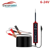 Probador de circuito eléctrico automotriz, probador de sistema eléctrico de coche, probador de circuito de automóvil con interruptor de alimentación, diagnóstico de vehículo