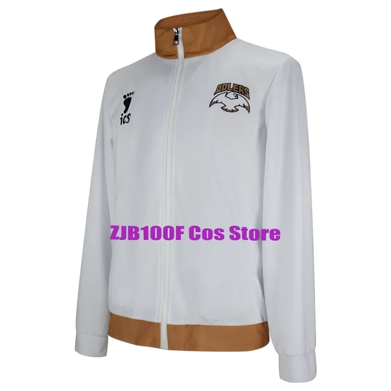 Anime Cosplay Team AD Volleyball Club Costume Kageyama Tobio Jersey Ushijima Wakatoshi Sportswear Uniform Coat Korai Hoshiumi - view 3