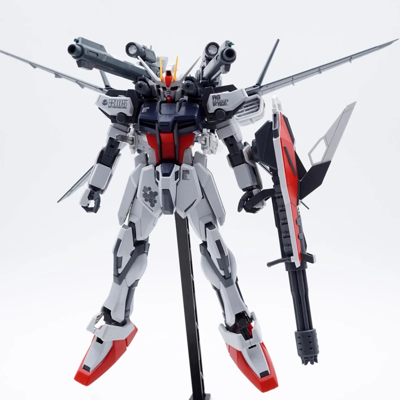 بانداي الأصلي MG Master Grade Series MG90 هجوم قوي Gundam I.W.S.P. ألعاب نموذجية لتجميع الرسوم المتحركة للأولاد قابلة للجمع #5