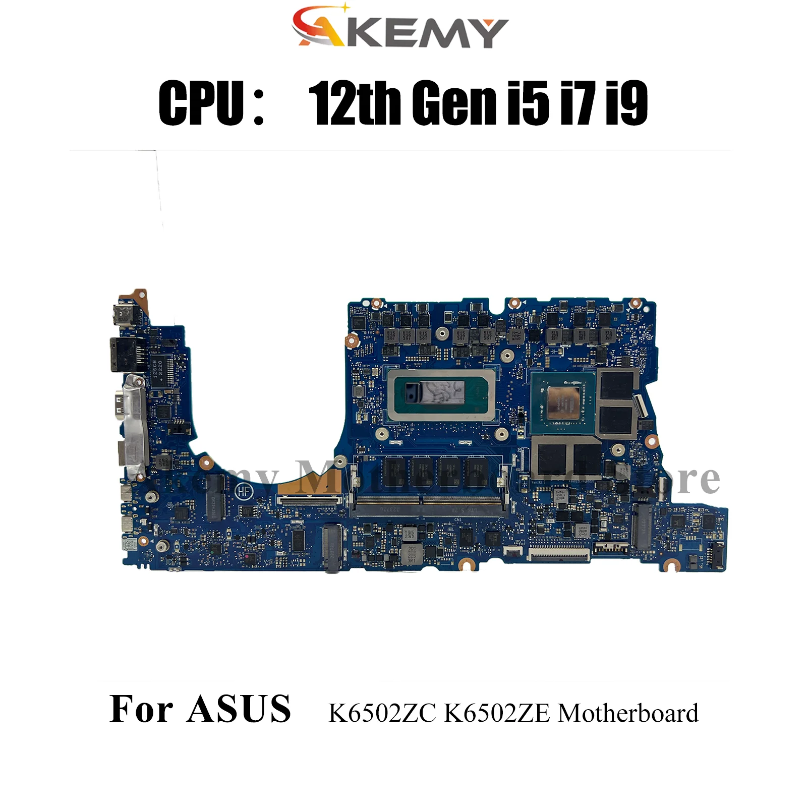 

K6502ZC Материнская плата для ноутбука ASUS TUF Gaming K6502Z K6502ZE K6502ZC Материнская плата с процессором 12-го поколения i5 i7 i9 100% тест, быстрая доставка