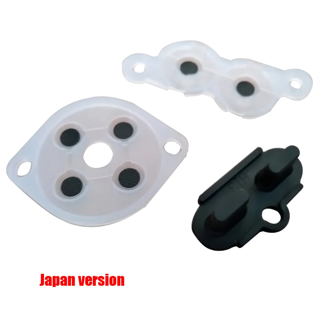 ZUIDID JP/EU/US Version Rubber Conductive Buttons for D-Pad Pads Repair For NES/FC Controller