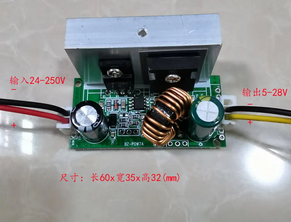 DC/AC24-400V 220V 120V96V84V72V24V to 5V 12V24V Step-down Power Module 3A