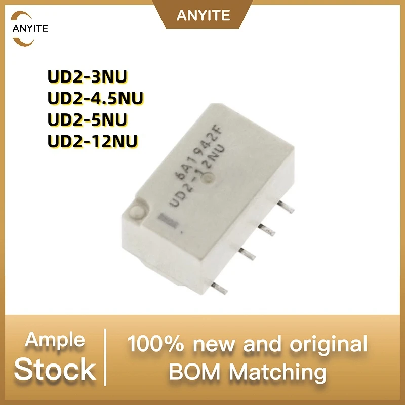 

Новый 10 шт./лот UD2-3NU UD2-4.5NU UD2-5NU UD2-12N UD2-12NU UD2 4,5 В 3 В 5 В 12 В 8 контактов