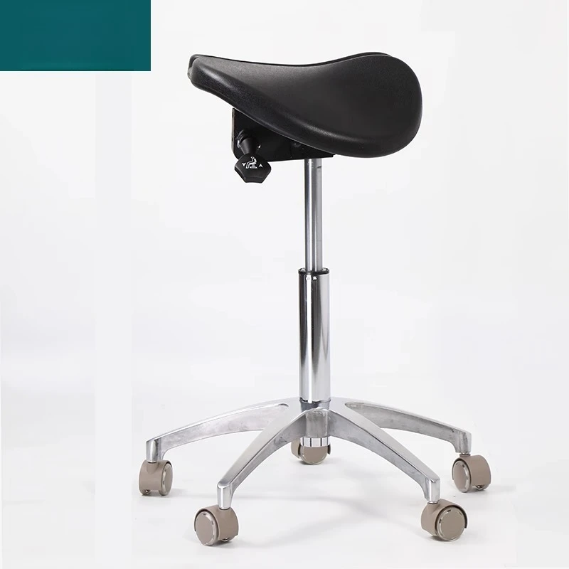 

Saddle Aluminum Alloy Foot Lifting Saddle Stool Riding Dentist Doctor Large Work Chair