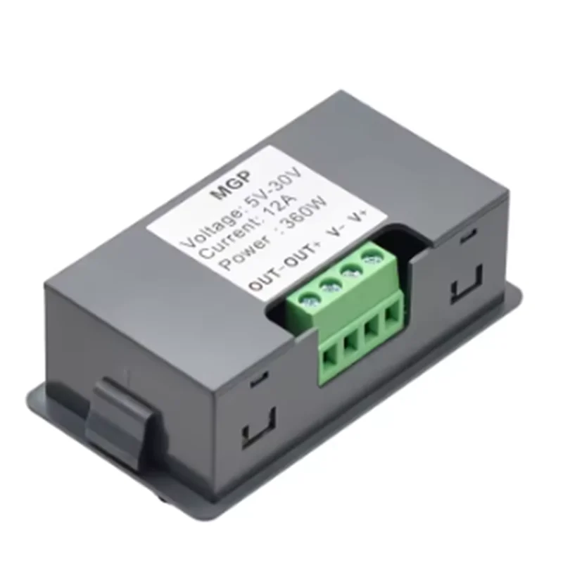 PWM DC motor speed regulator motor LED lighting dimming slow start slow stop 5-30V/12A/360Werator