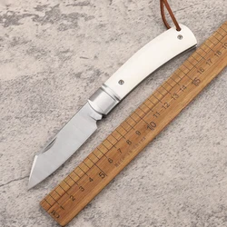 New D2 Steel Folding Mini Pocket Survival Outdoor Camping Folding Knife Hiking Fishing Fruit Multi functional EDC Tool Knife