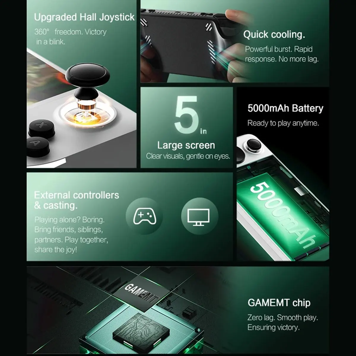 E6 Handheld Game Co… - image