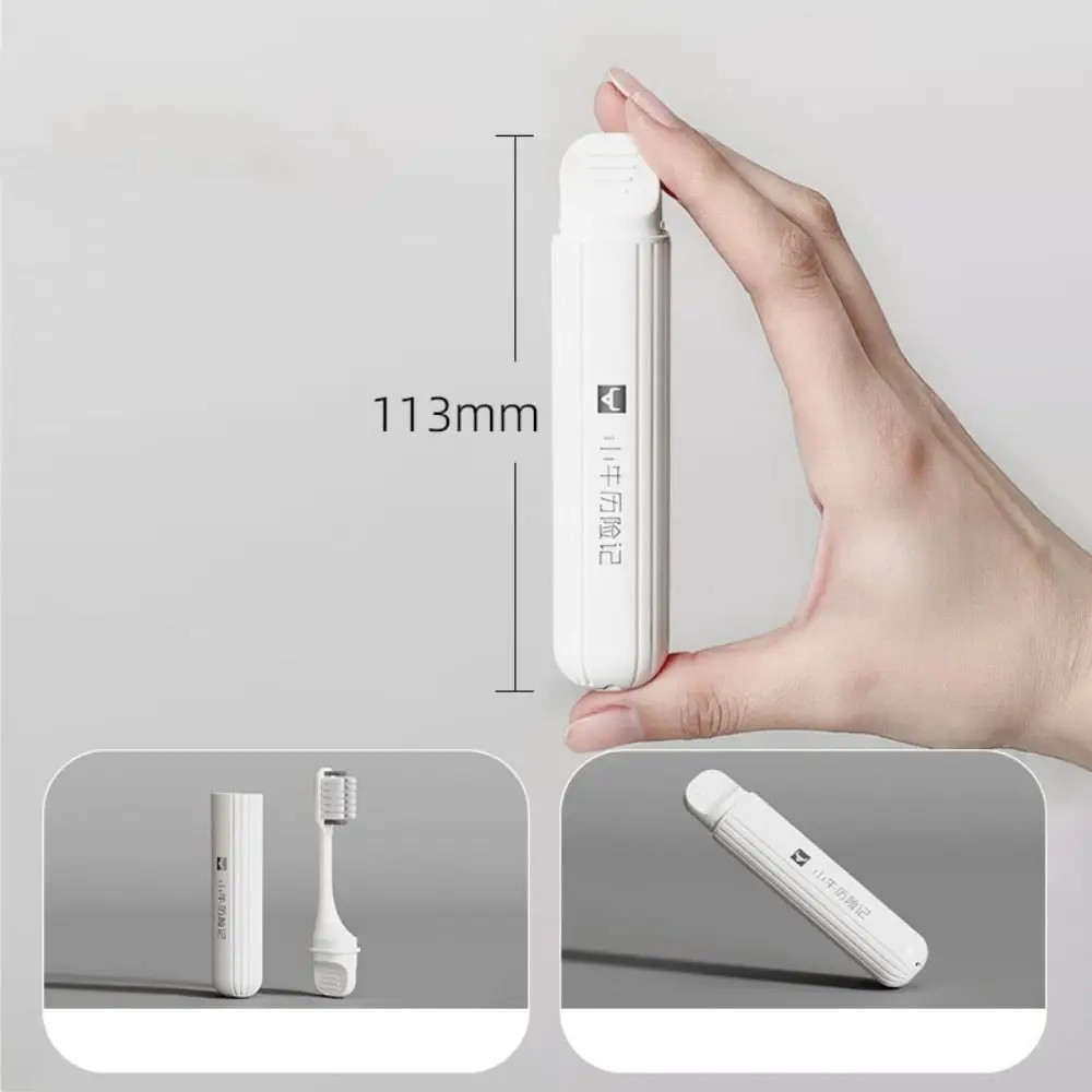 

3Pcs Foldable Orthodontic Toothbrush Head Flat Inter-Dental Soft-bristled Single Brush Tooth Cleaning Deep Cleaning