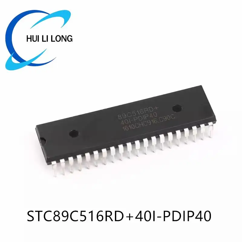 STC89C516RD STC89C516RD+40I PDIP40 STC 89C516RD DIP-40 Single-Chip-Mikrocomputer 1T 8051 Mikrocomputer MCU EEPROM ISP IC Chip