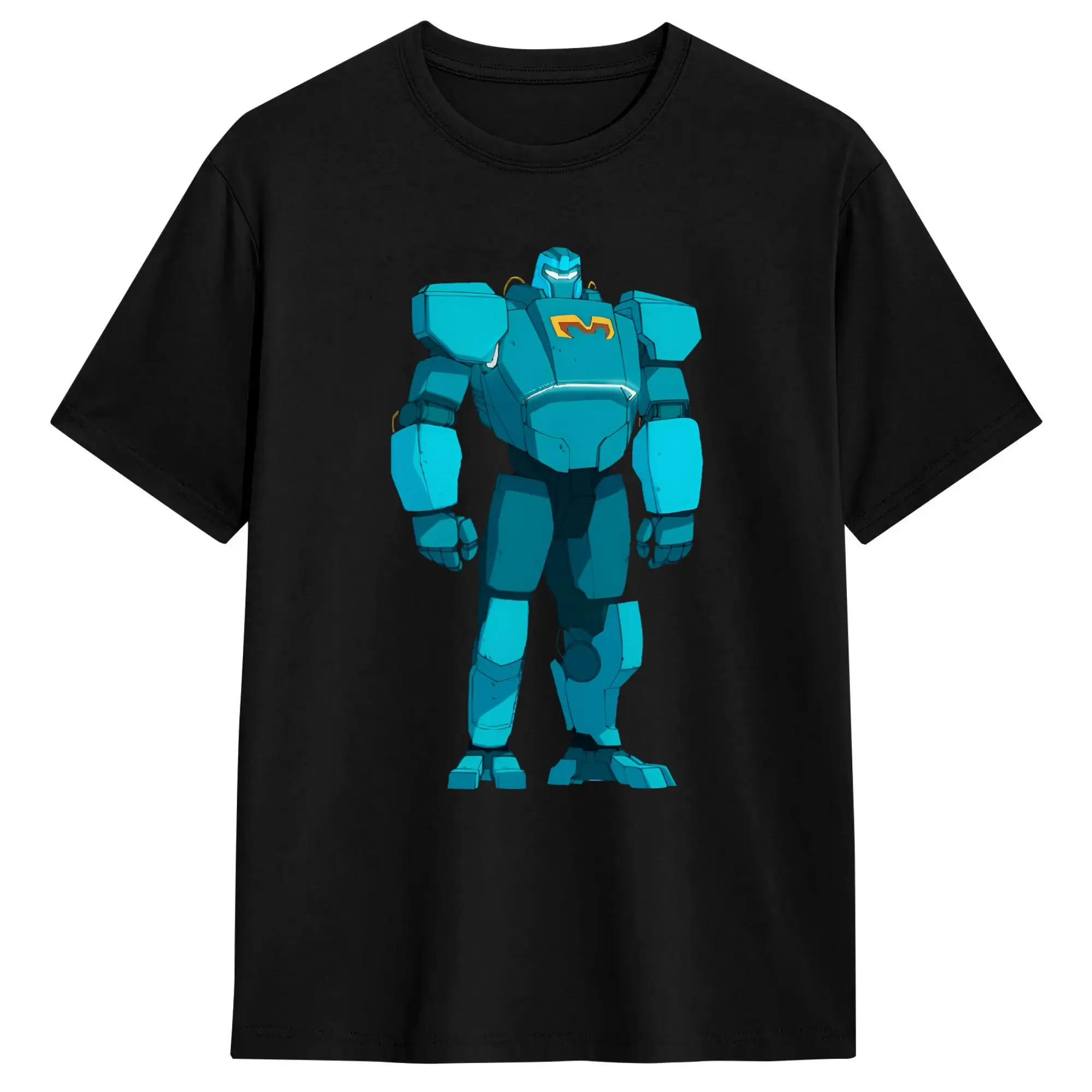 Vintage T-Shirt Summer Mecha Man Leisure T Shirts Dispatchs Games Cotton Tshirt for Men's Y2K Retro Print Short Sleeve Tees