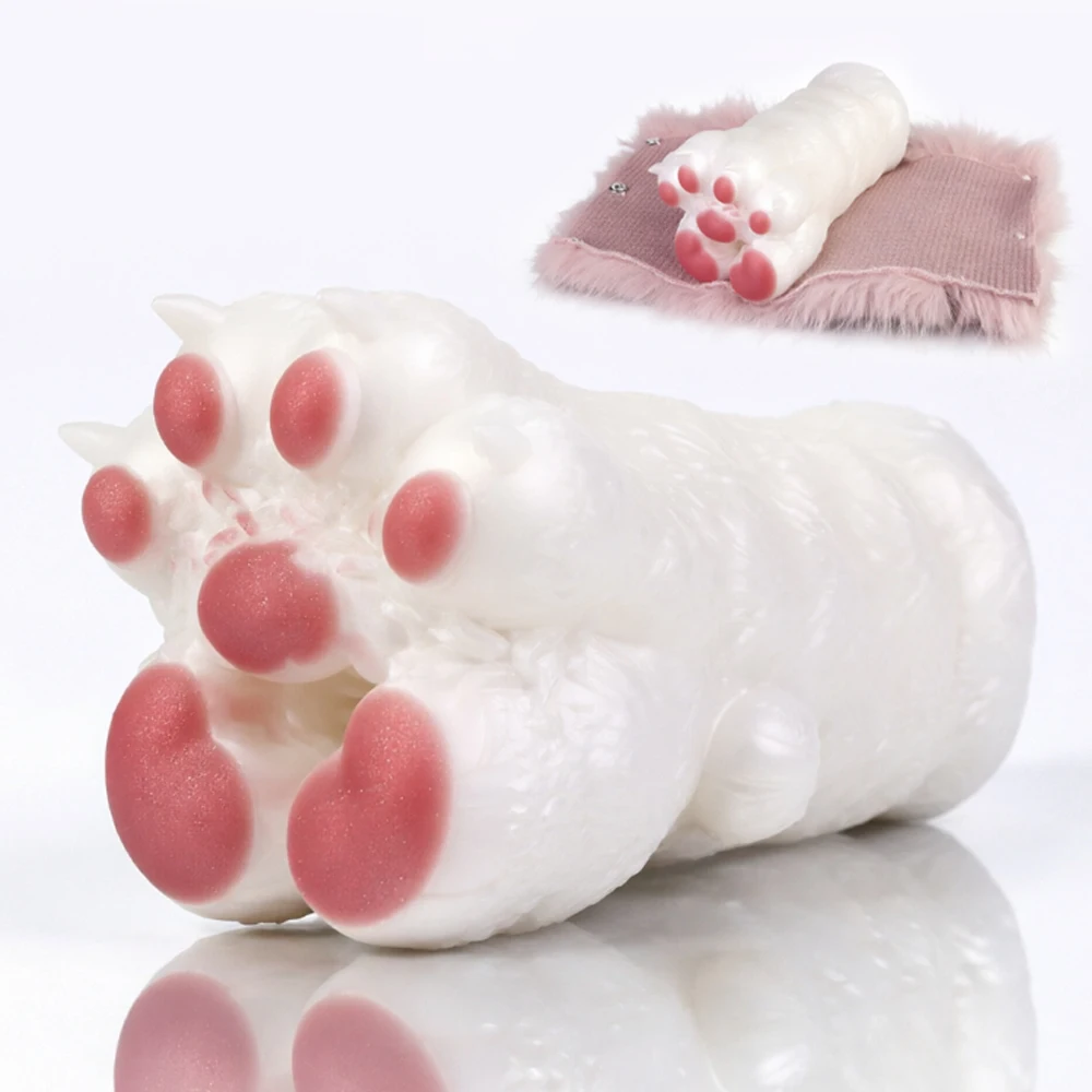 YOCY Male Masturbator With Artificial Fur Paws Fetish Adult Supply Erotic Stroker For Penis Massager Pocket Pussy Adult Sex Toys