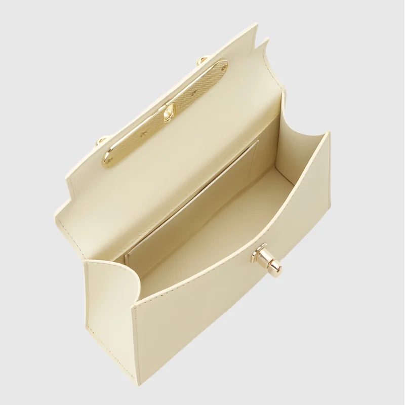 VGOOCI dames lederen tas koeienhuid tas luxe kleine ketting flip cover mini schoudertas voor dames designer luxe handtas