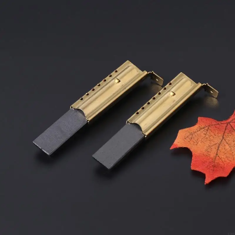 U0DE 1 par cepillos inserción carbono para Motor lavadora útiles L94MF7 para