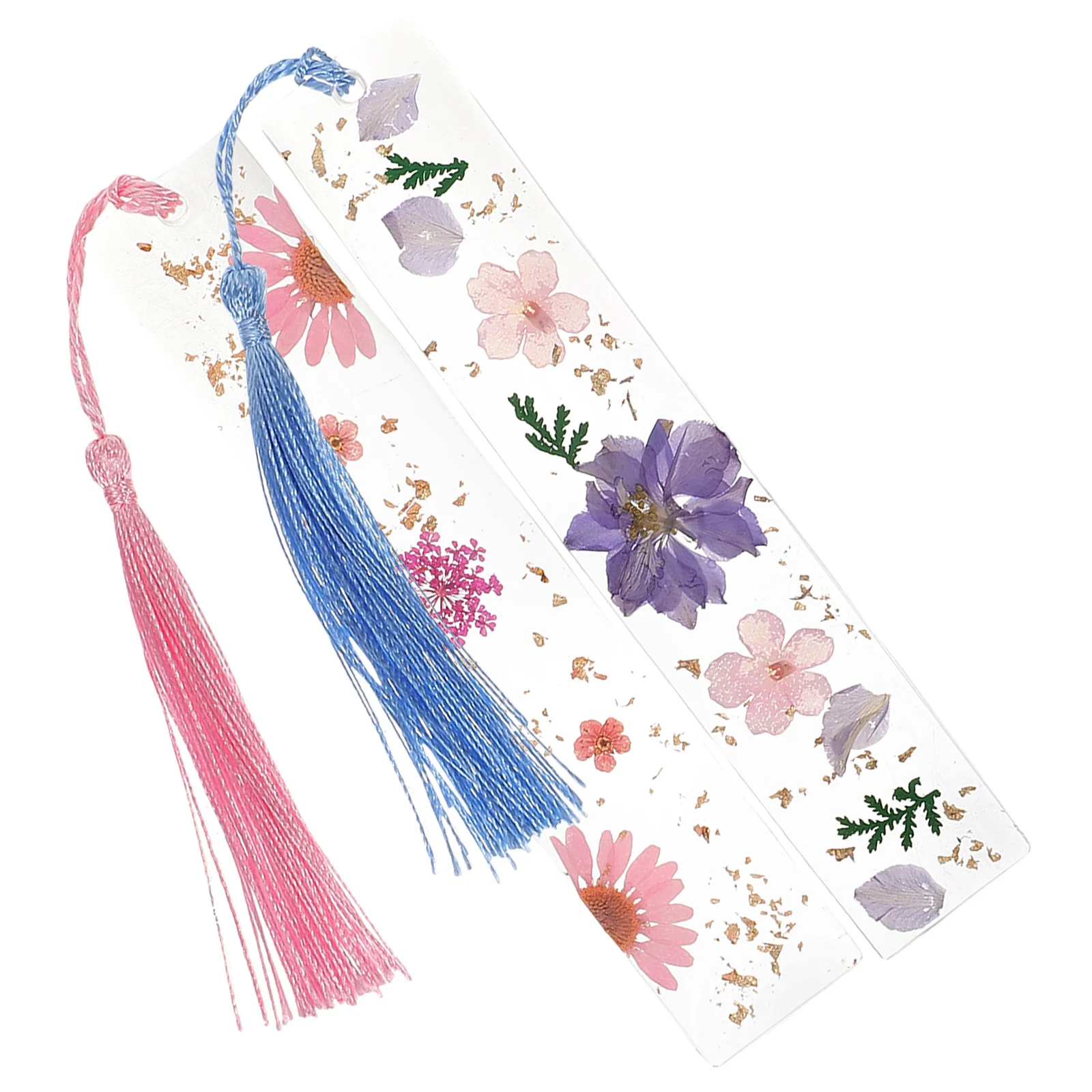 

2Pcs Resin Bookmarks Exquisite Packaging Tassel Design and Long-Lasting Reader Gifts for Colleagues Cute Bookmarks