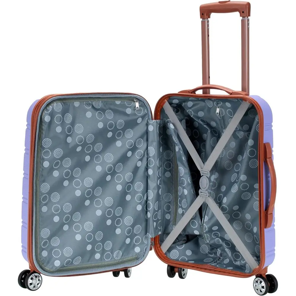 20 Lavender Hardshell Spinner Luggage, Melbourne Carry-On Suitcase