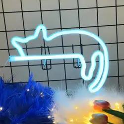 Cute cat neon light, LED wall decoration, suitable for girls, bedrooms, living rooms, family gatherings, birthday gifts