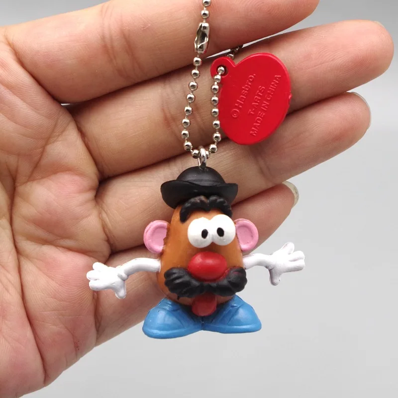 5 pçs/set Figuras de Anime Mr. Cabeça de Batata Casal PVC Modelo Bonito Chaveiro Pingente Coleção Decoração Ornamentos Brinquedo Presentes
