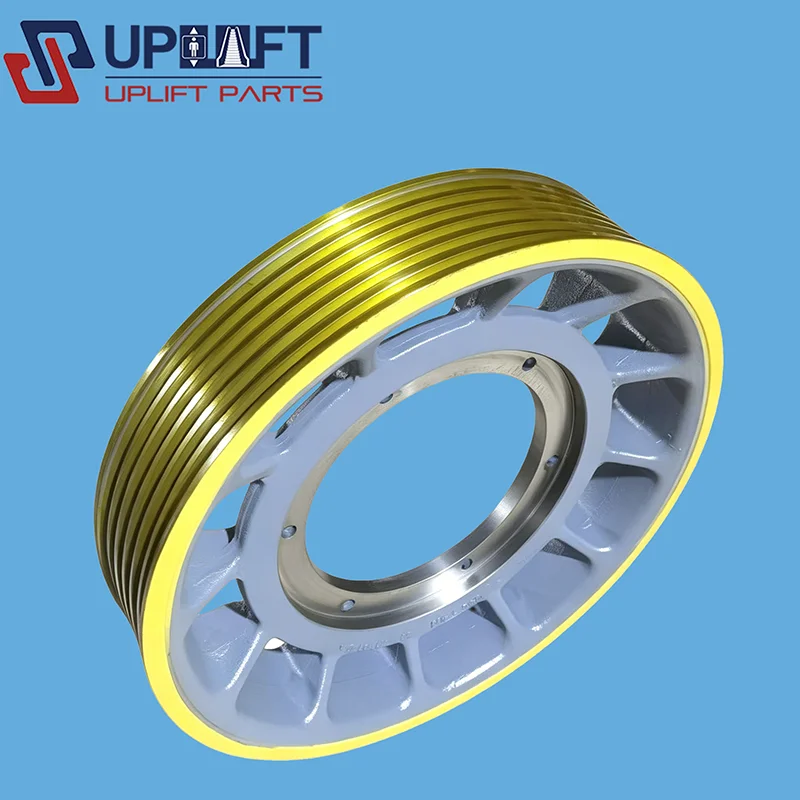 Elevator Parts 620*12*6 Elevator Traction Wheel 6 Grooves Traction Sheave for 12mm Wire Rope