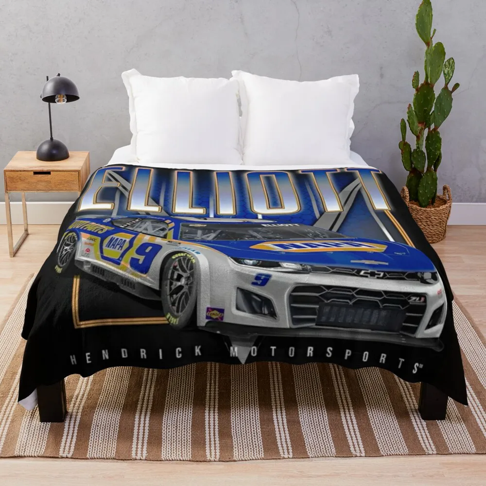 

Chase elliott Car Throw Blanket Versatile Cozy Throw Blanket for All Occasions