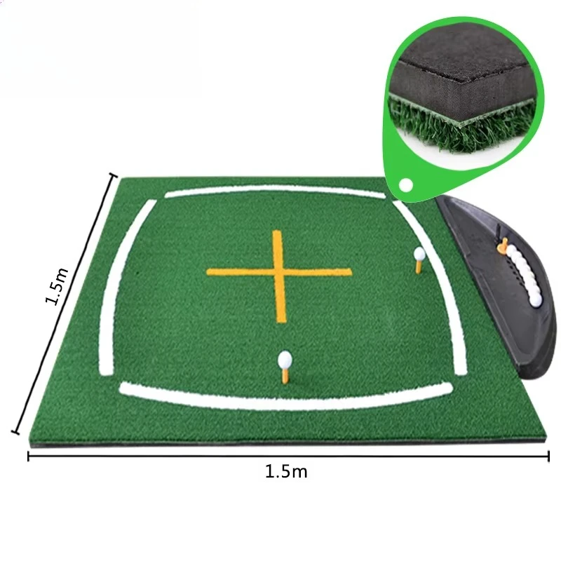 

Factory Sale Golf Driving Range Golf Club Teaching Mat 5x5 Indoor Outdoor Golf Practice Rang Mats for Driving Range Mat