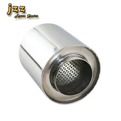 JZZ stainless steel universal car exhaust resonators muffler 2.5 inch