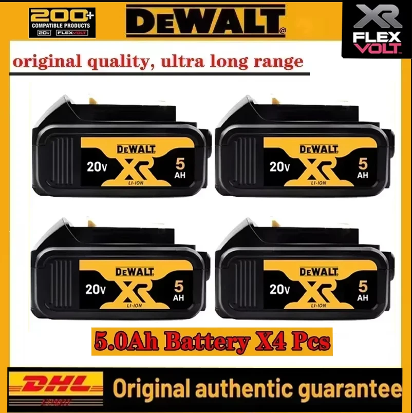 Original DeWalt lithium battery 18V/20V max imum DCB203 DCB184、DCB200、DCB182180、DCB181、DCB182、DCB201、DCB206,DEWALT tool battery