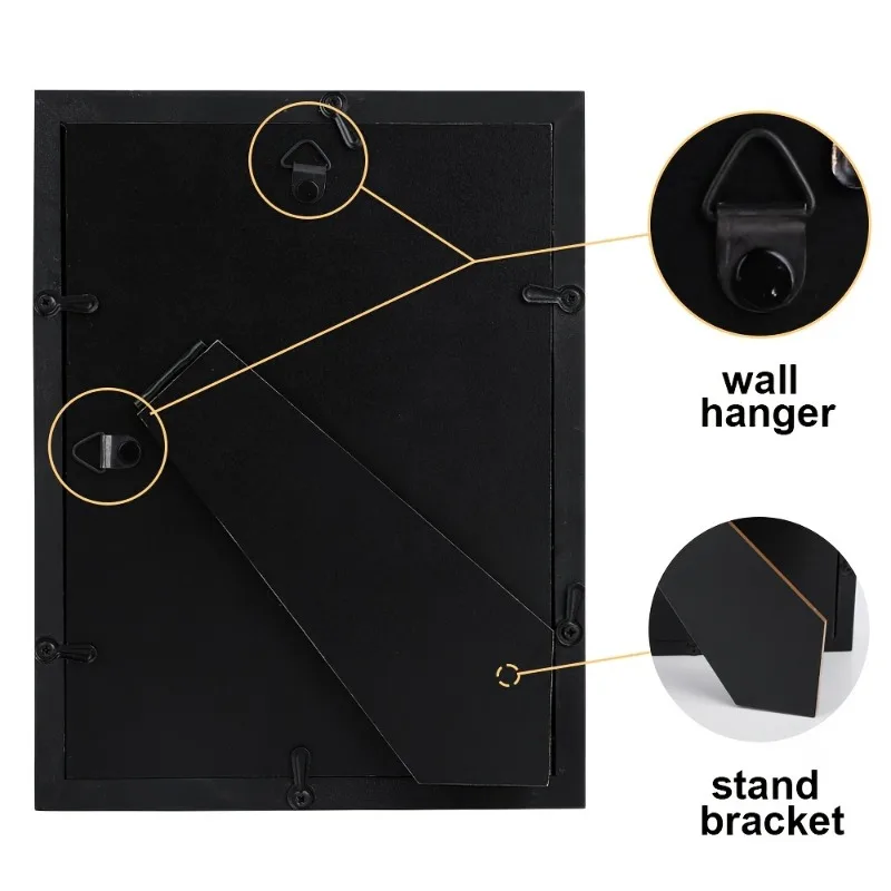 Disguise Secret Safe Cash Jewelry Storage Money Hidden Wooden Picture Frame Key Home Security Decoration