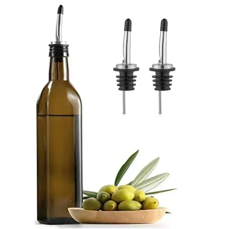 24 Packs Liquor Bottle Pourers for Alcohol Stainless Steal Liquor Bottle Dispensers Speed Pourers for Spirits Bottles