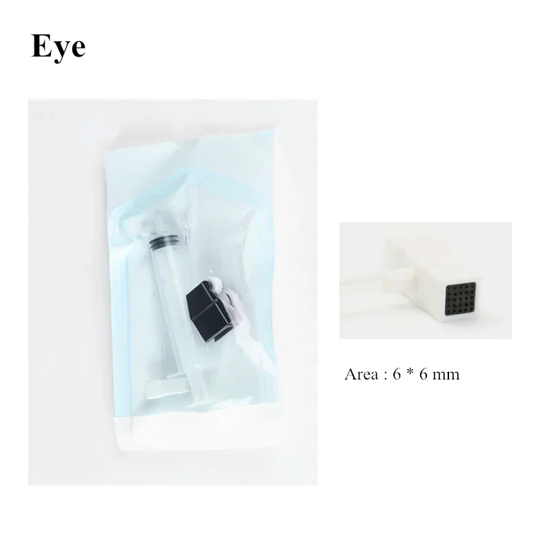 Juegos de tubos de jeringa desechables para cara, ojo, cuerpo para pistola de cristal de titanio y vanadio