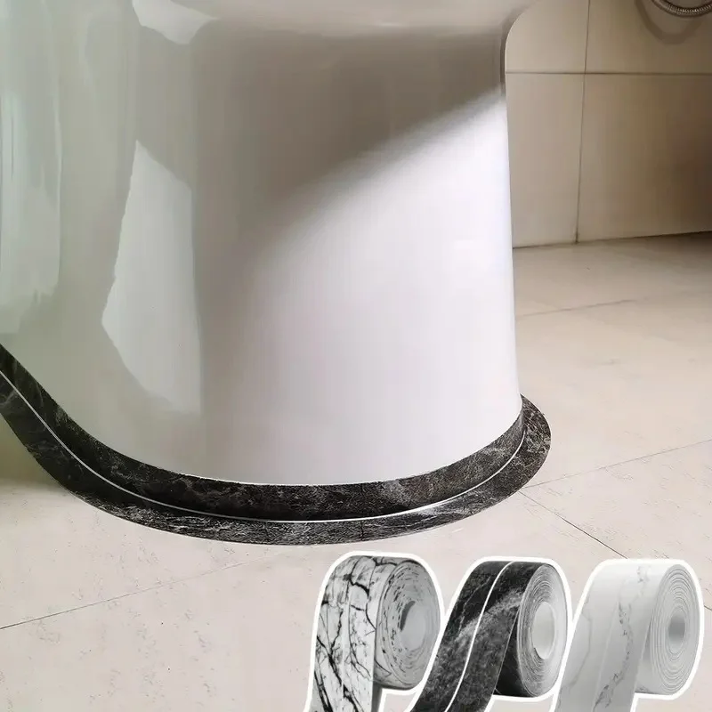 1 Roll LDQ Self-Adhesive PVC Caulk Tape -  Waterproof Easy to Apply Durable Sealant for Bathroom Kitchen Countertop