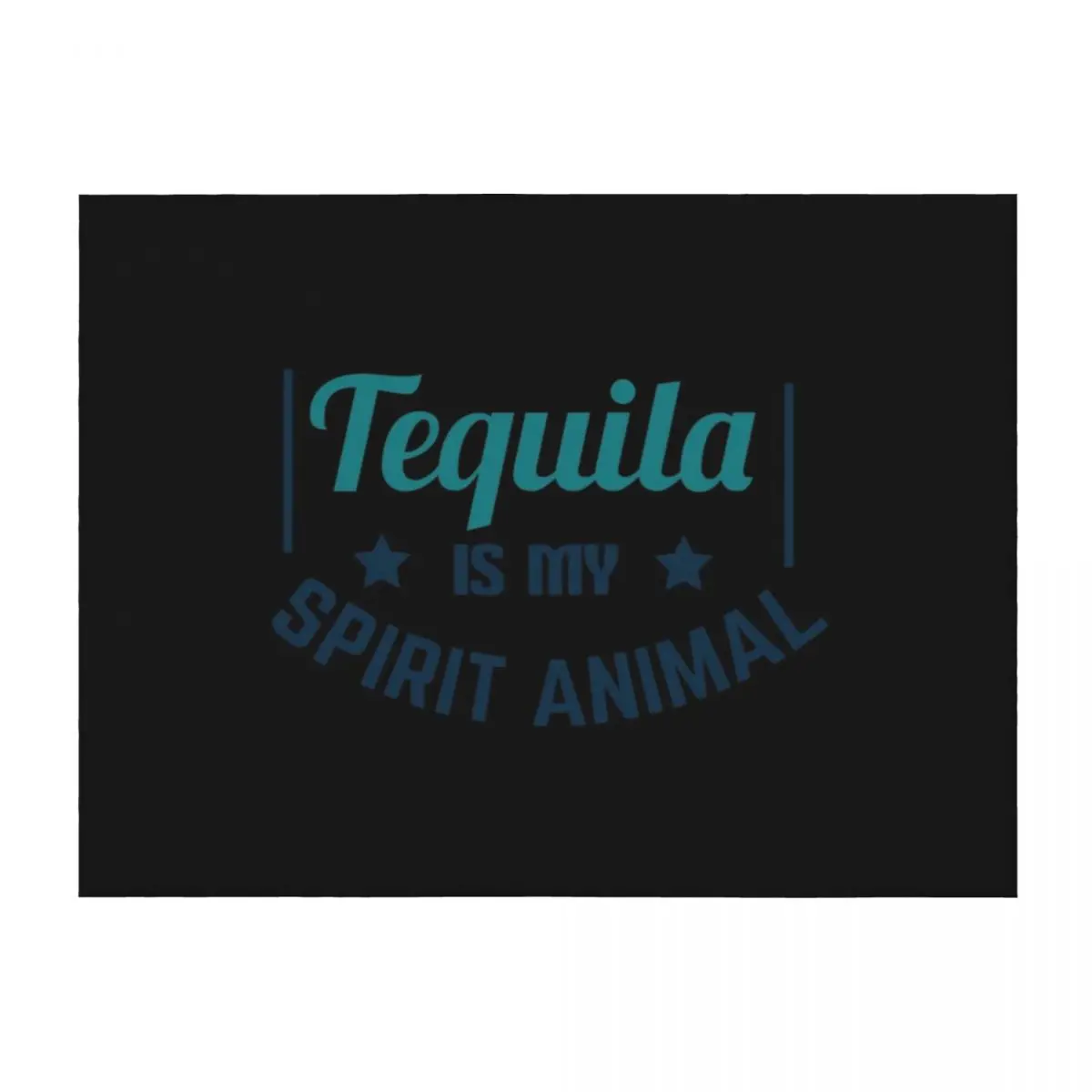 

Tequila is my spirit animal Throw Blanket Bed covers For Sofa Thin manga Comforter Blankets