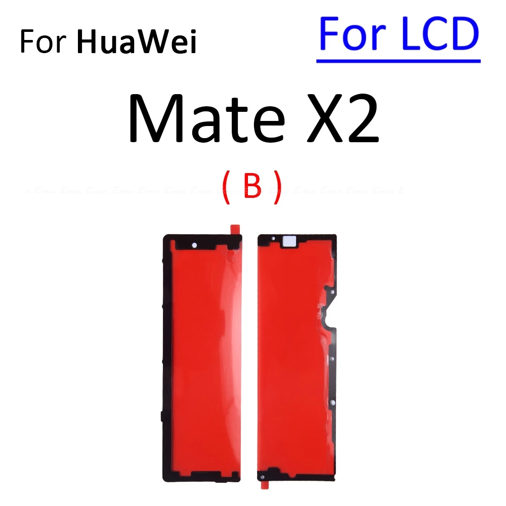 For HuaWei Mate 20 30 30E 60 RS X2 X3 Xs 2 Pro Plus 5G LCD Display Screen Back Housing Cover Adhesive Sticker Tape Glue Parts