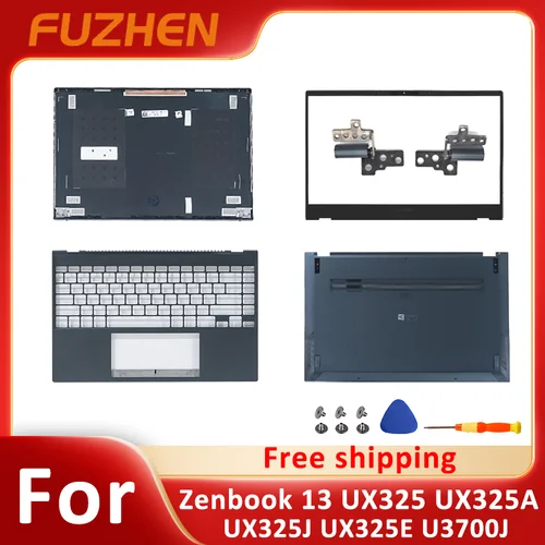 Para ZenBook Zenbook 13 UX325 UX325A UX325J UX325E U3700J cubierta trasera LCD para portátil bisel frontal bisagras de reposamanos funda inferior