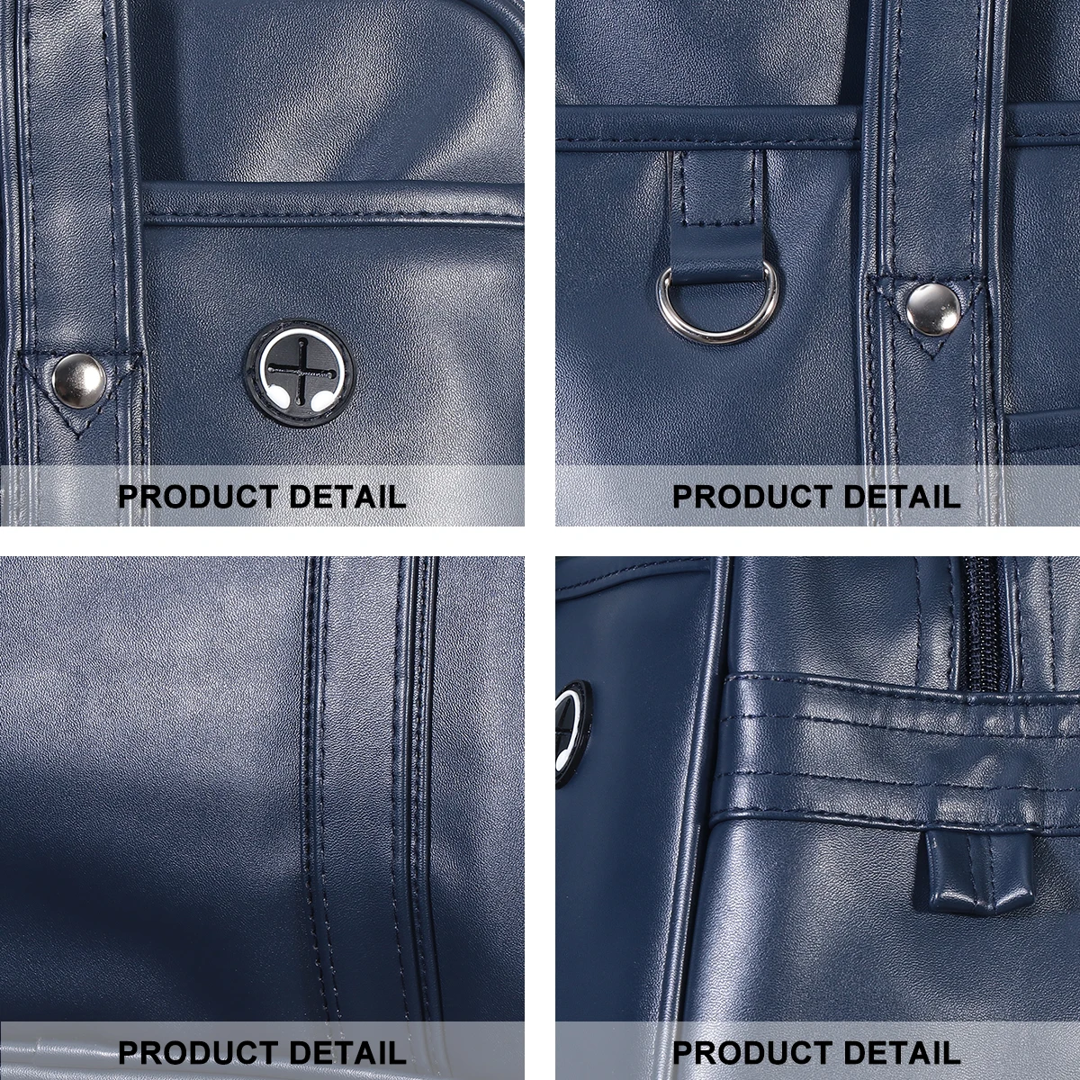 

One-shoulder Handbag Tote Office Wallet School Waterproof Student Pu Laptop Book