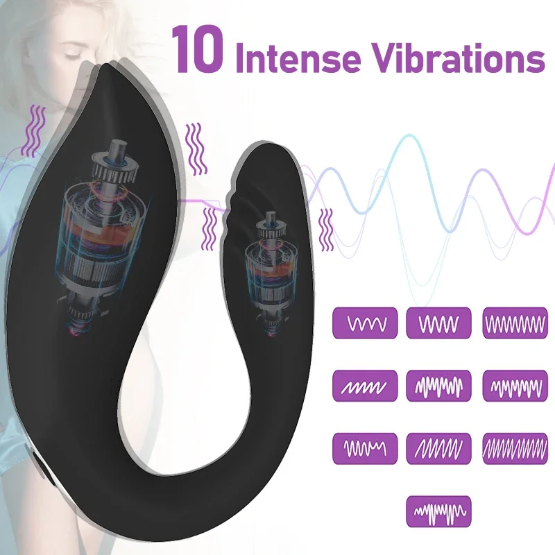 Dubbele Vibrators Voor Vrouwen Clitoris Vagina Stimulator Draagbare Seksspeeltjes Paar Vibrator Orgasme Massager Met Afstandsbediening