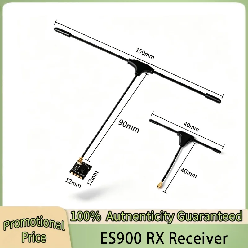 ELRS 915MHz ES900 Dual RX Diversity Receiver Built-in TCXO Double Antenna Long Range for ES900TX RC Airplane FPV Racing Drone