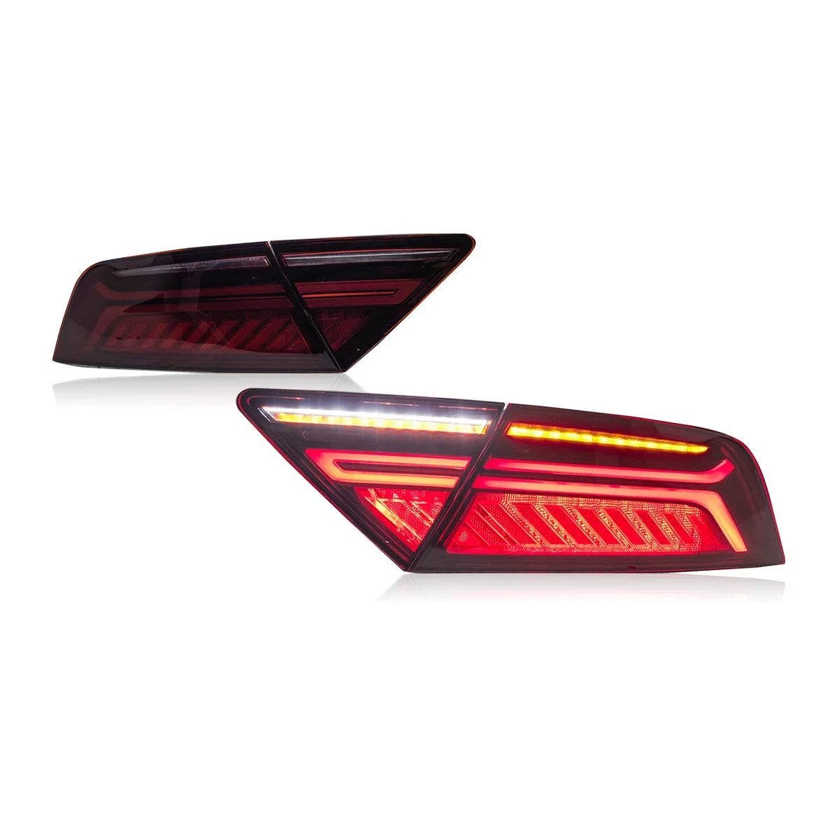 

Автомобильные светодиодные задние фонари в сборе для Audi A7 2011-2018, задние фонари, последовательный указатель поворота, стоп-сигнал, автомобильные аксессуары